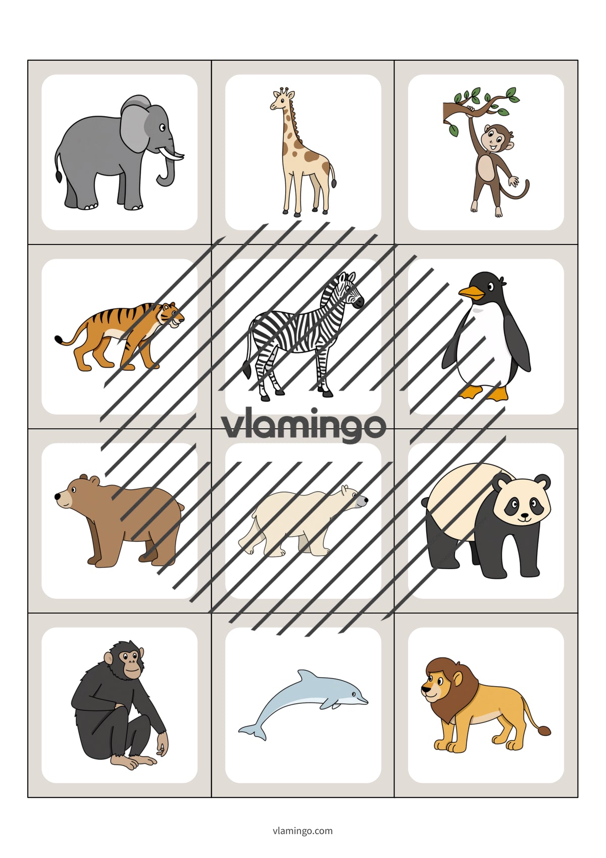 de englisch zoo animals floppi 003