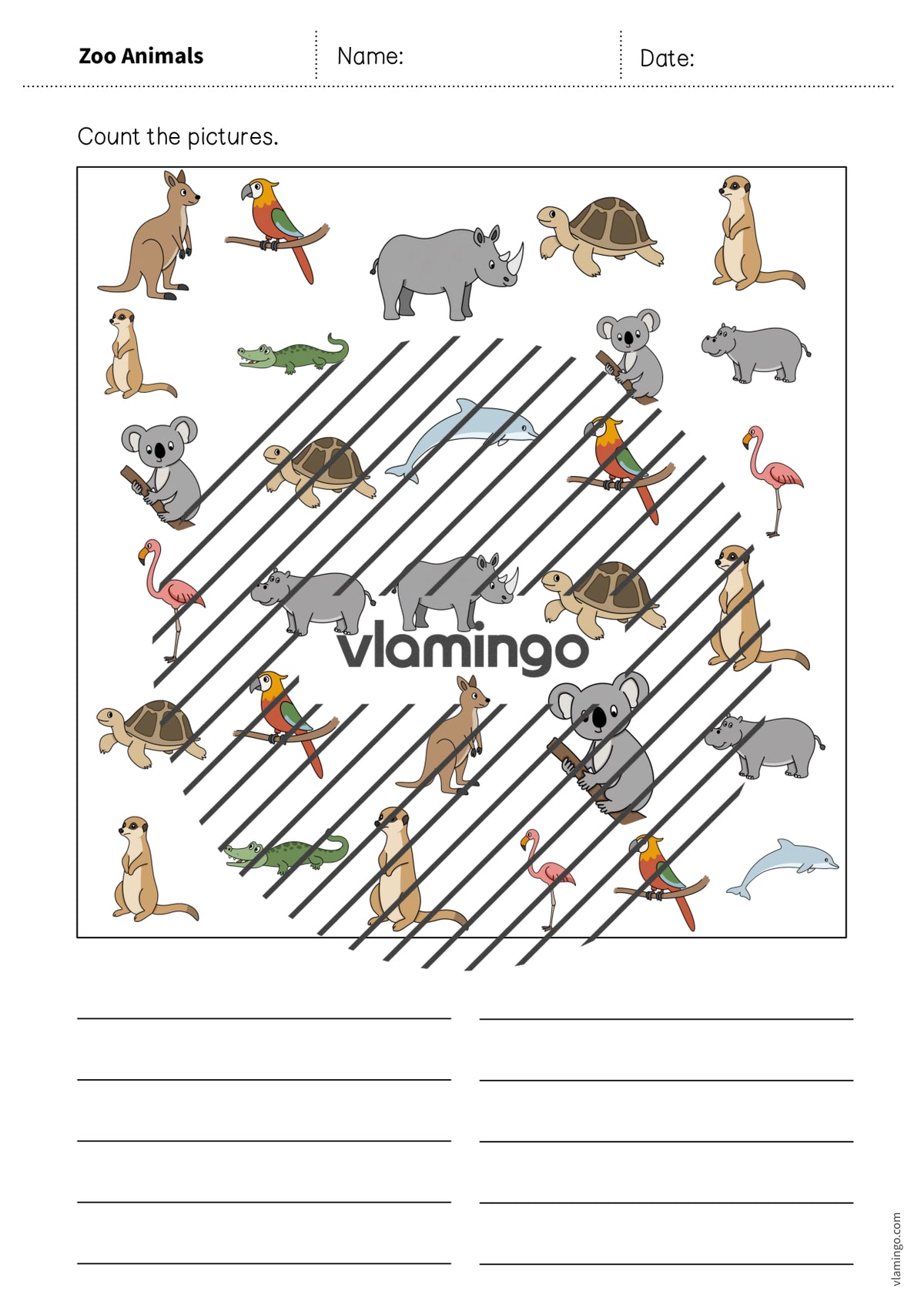 de englisch zoo animals how many worksheet 008