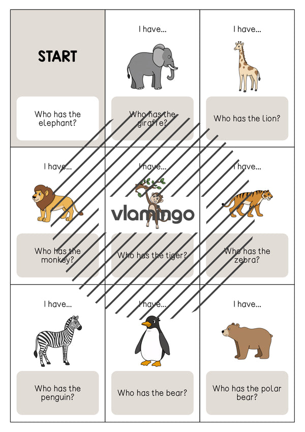 de englisch zoo animals i have who has 003