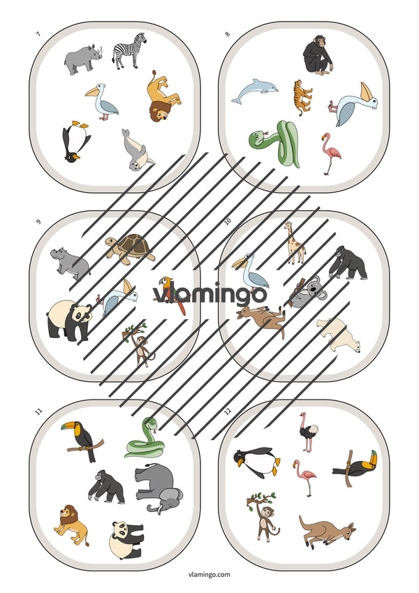 de englisch zoo animals match 006