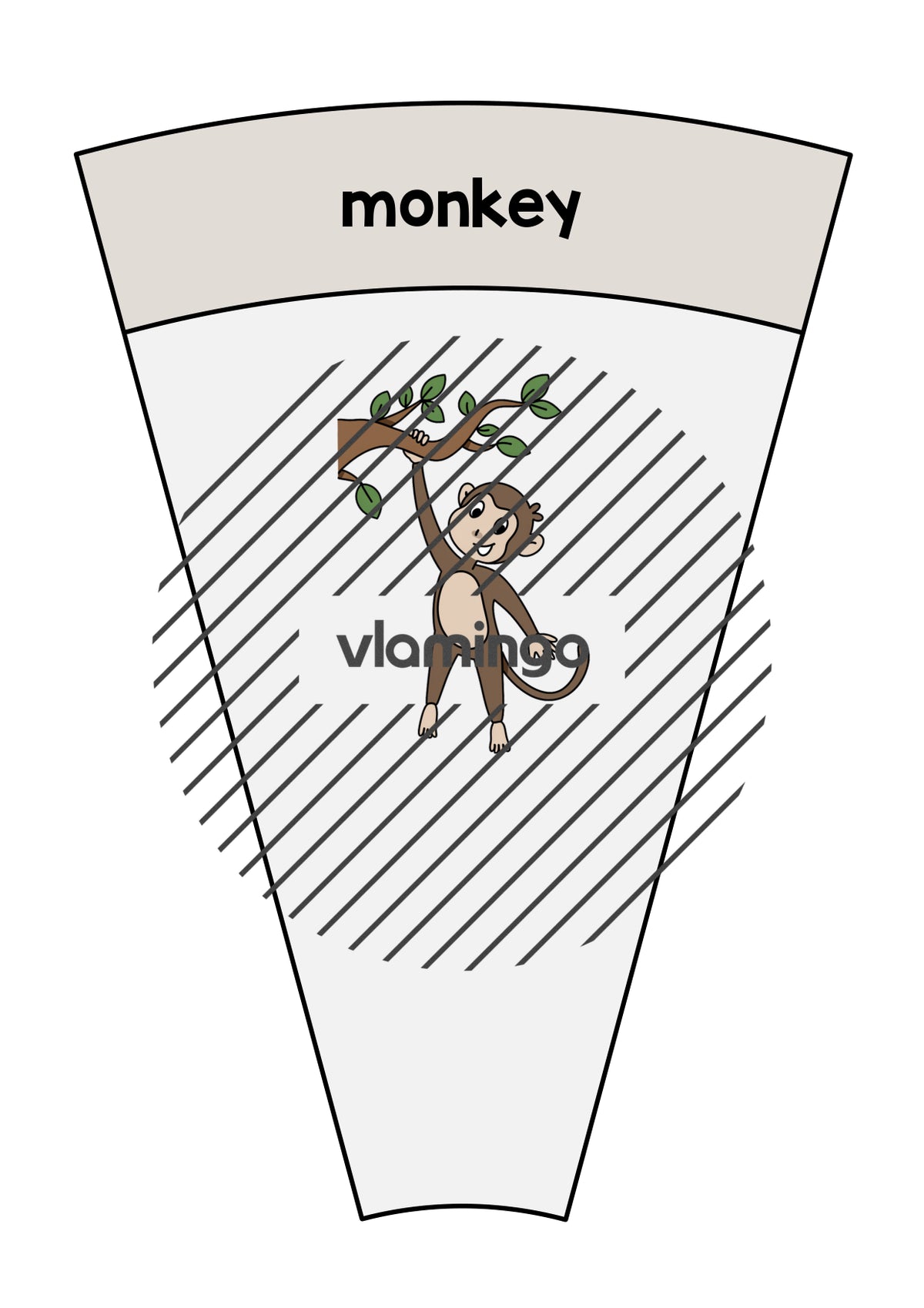 de englisch zoo animals matching circle 021