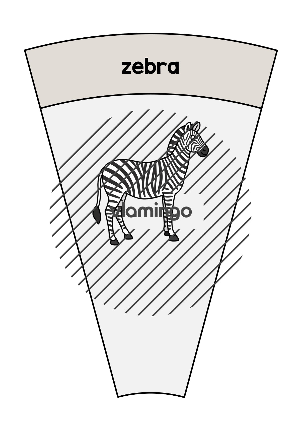 de englisch zoo animals matching circle 023