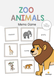 de englisch zoo animals memo game 001