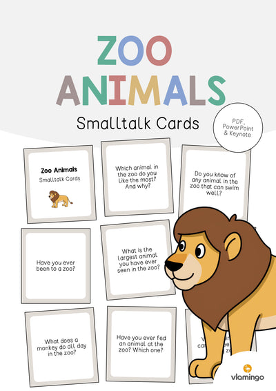 Zoo Animals / Zootiere: Smalltalk Cards (Englisch)