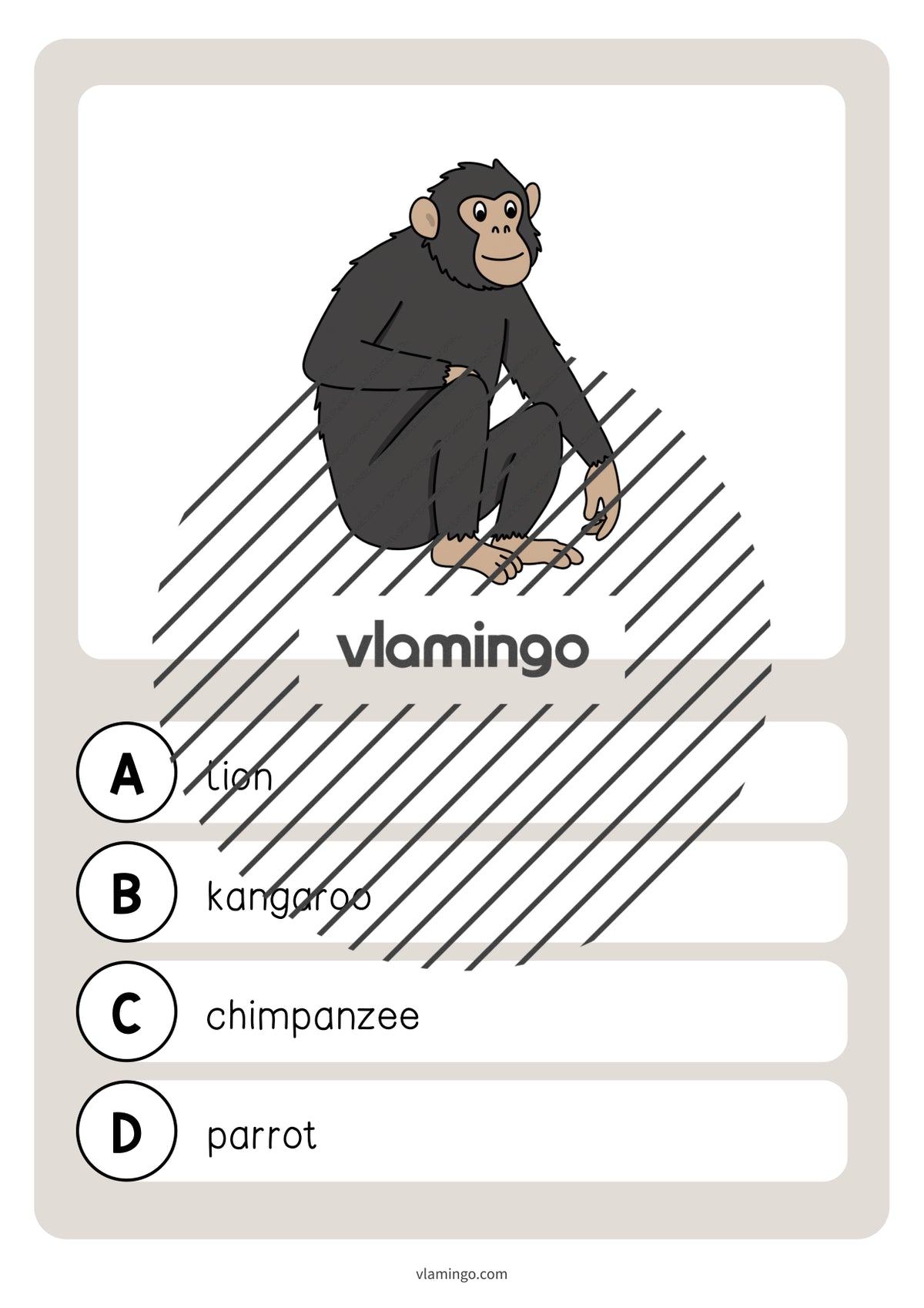 de englisch zoo animals vocabulary quiz 023