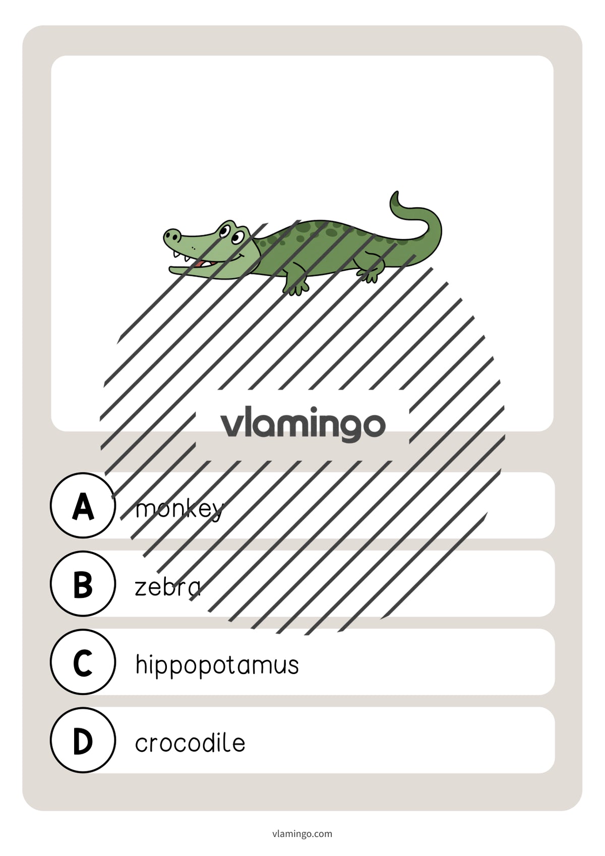 de englisch zoo animals vocabulary quiz 029