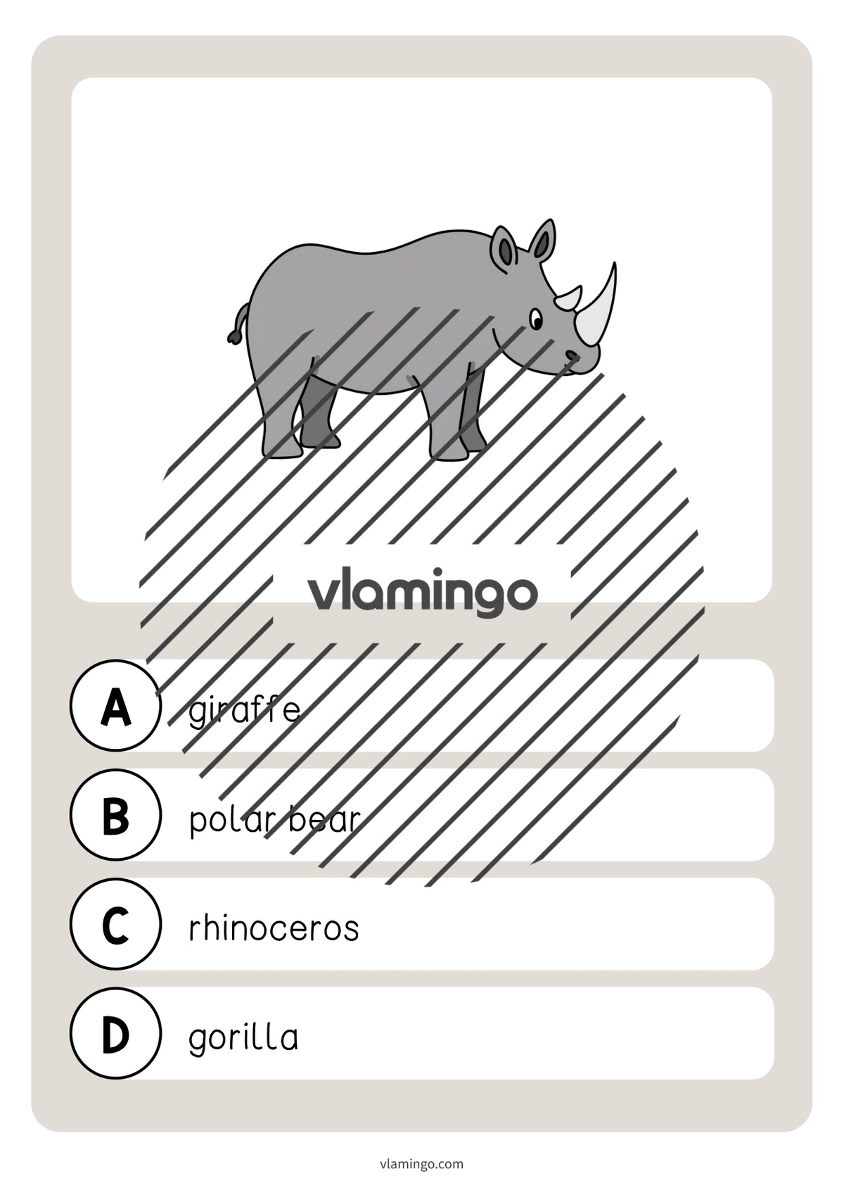 de englisch zoo animals vocabulary quiz 039