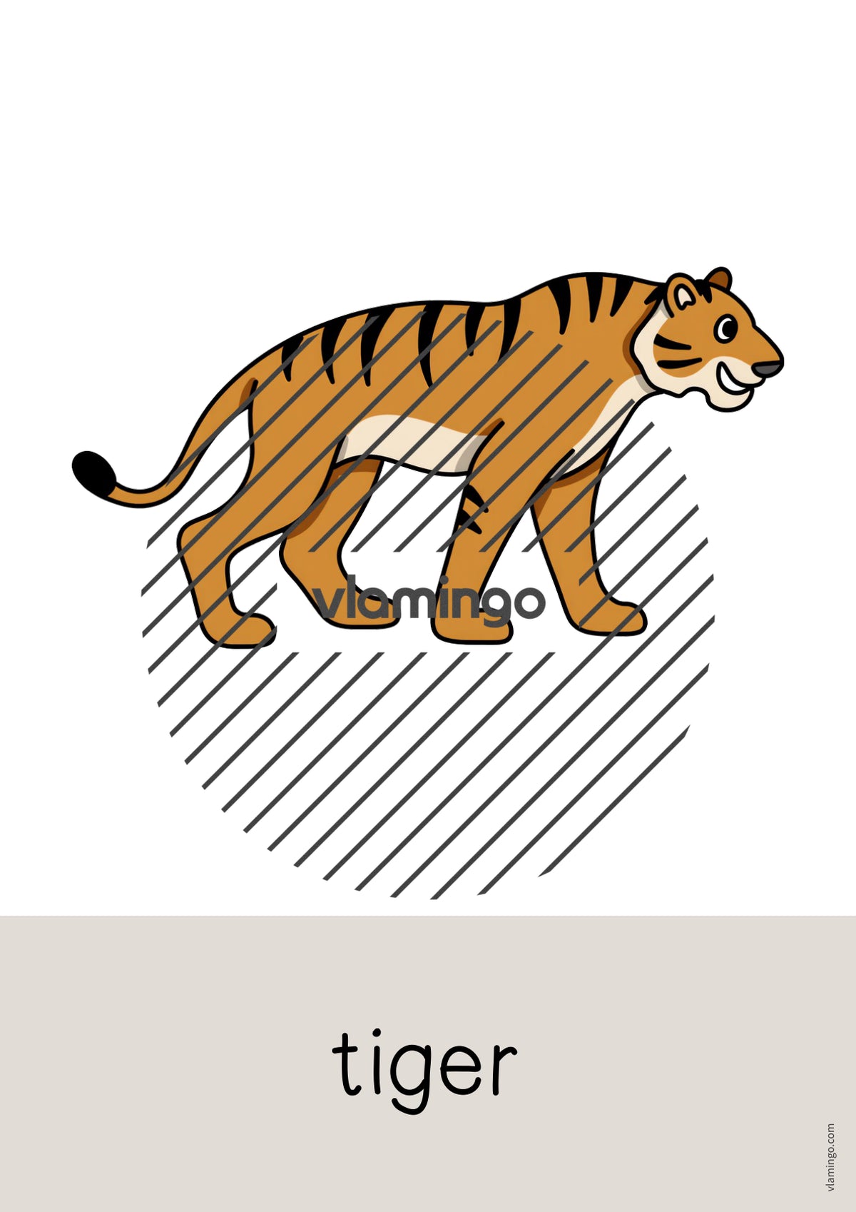 de englisch zoo animals word and picture cards 006