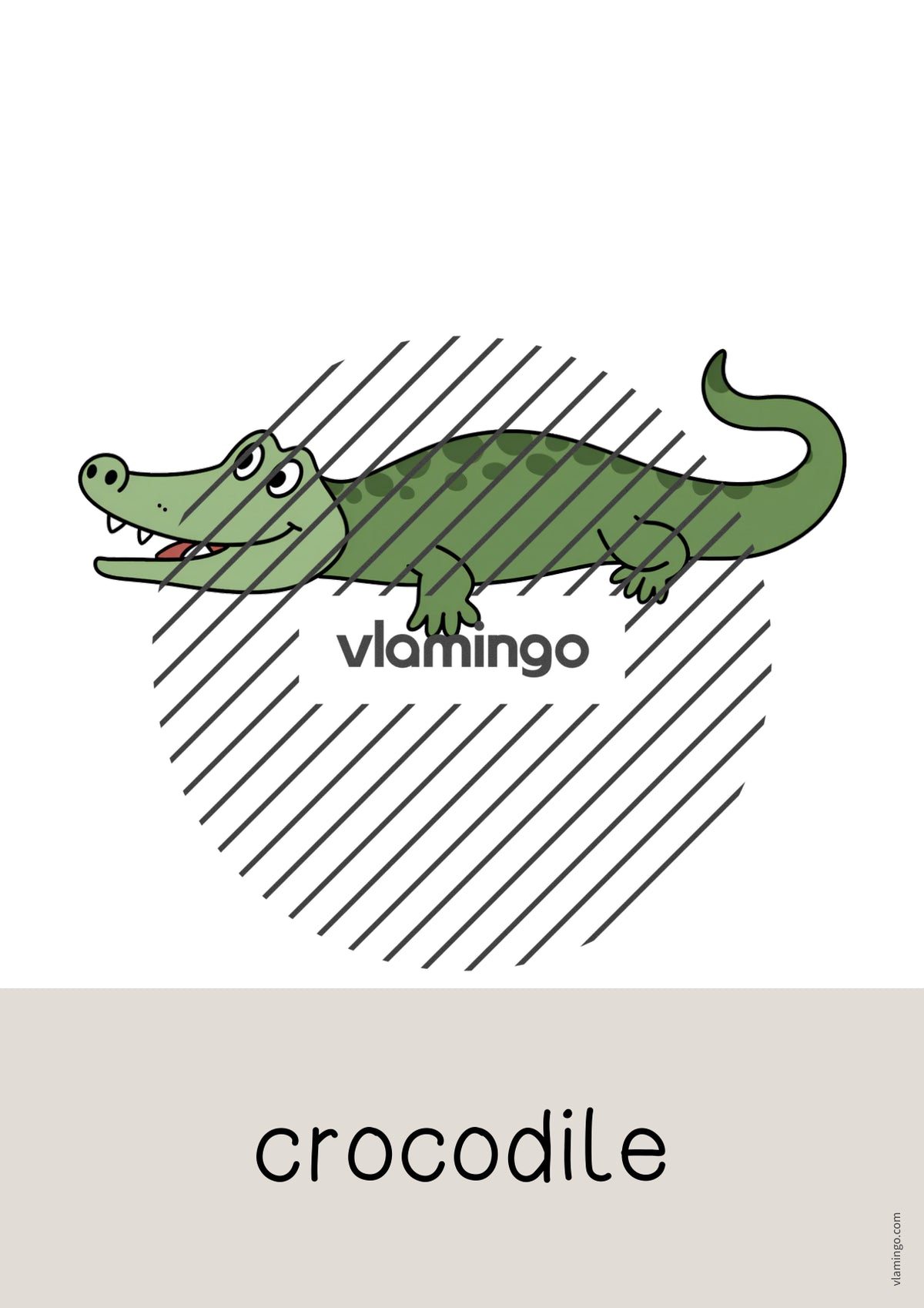 de englisch zoo animals word and picture cards 015