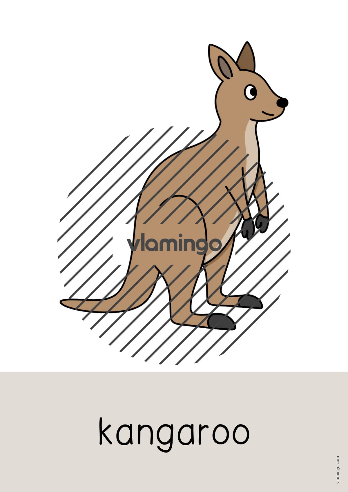 de englisch zoo animals word and picture cards 016