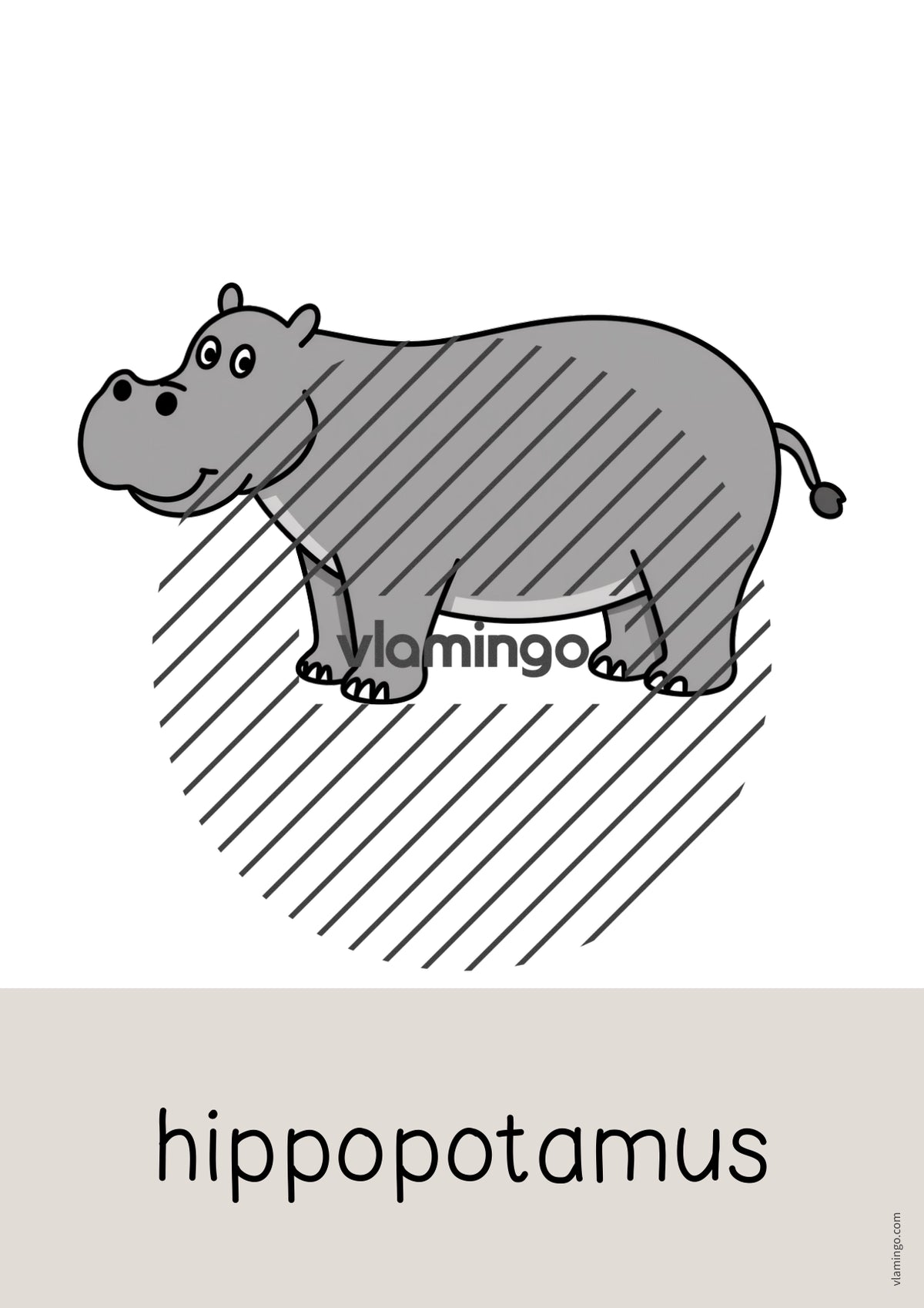 de englisch zoo animals word and picture cards 017