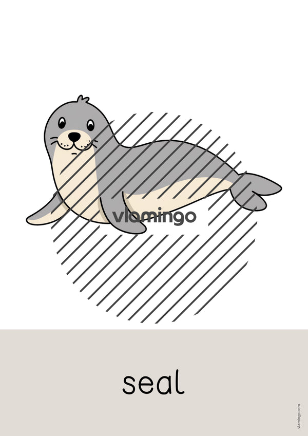 de englisch zoo animals word and picture cards 026