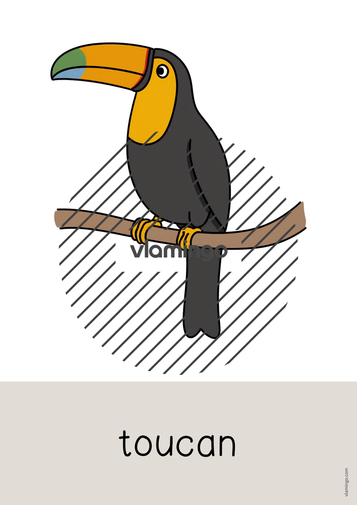 de englisch zoo animals word and picture cards 030