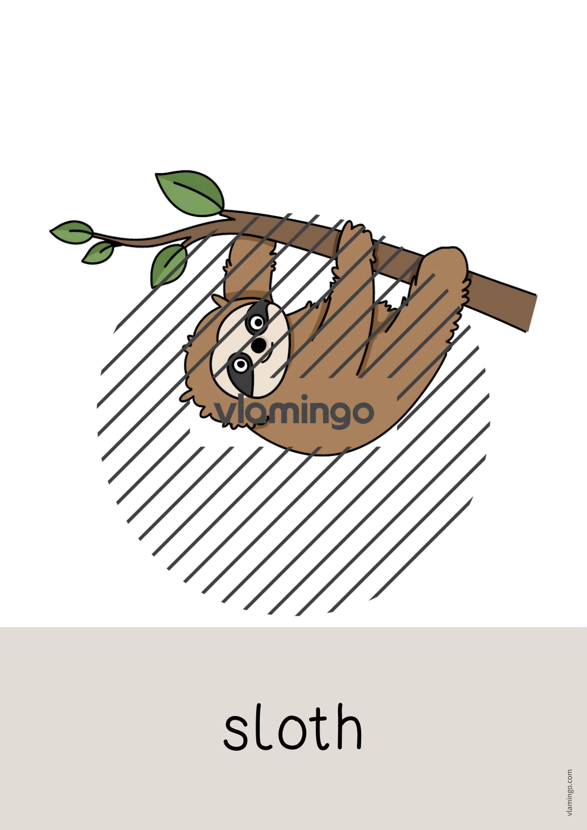 de englisch zoo animals word and picture cards 031