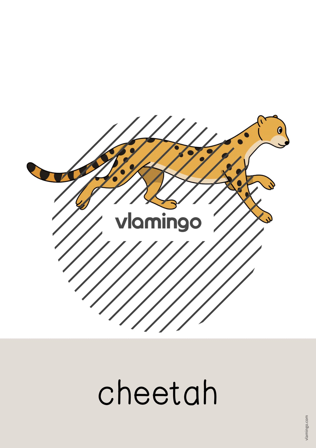 de englisch zoo animals word and picture cards 032