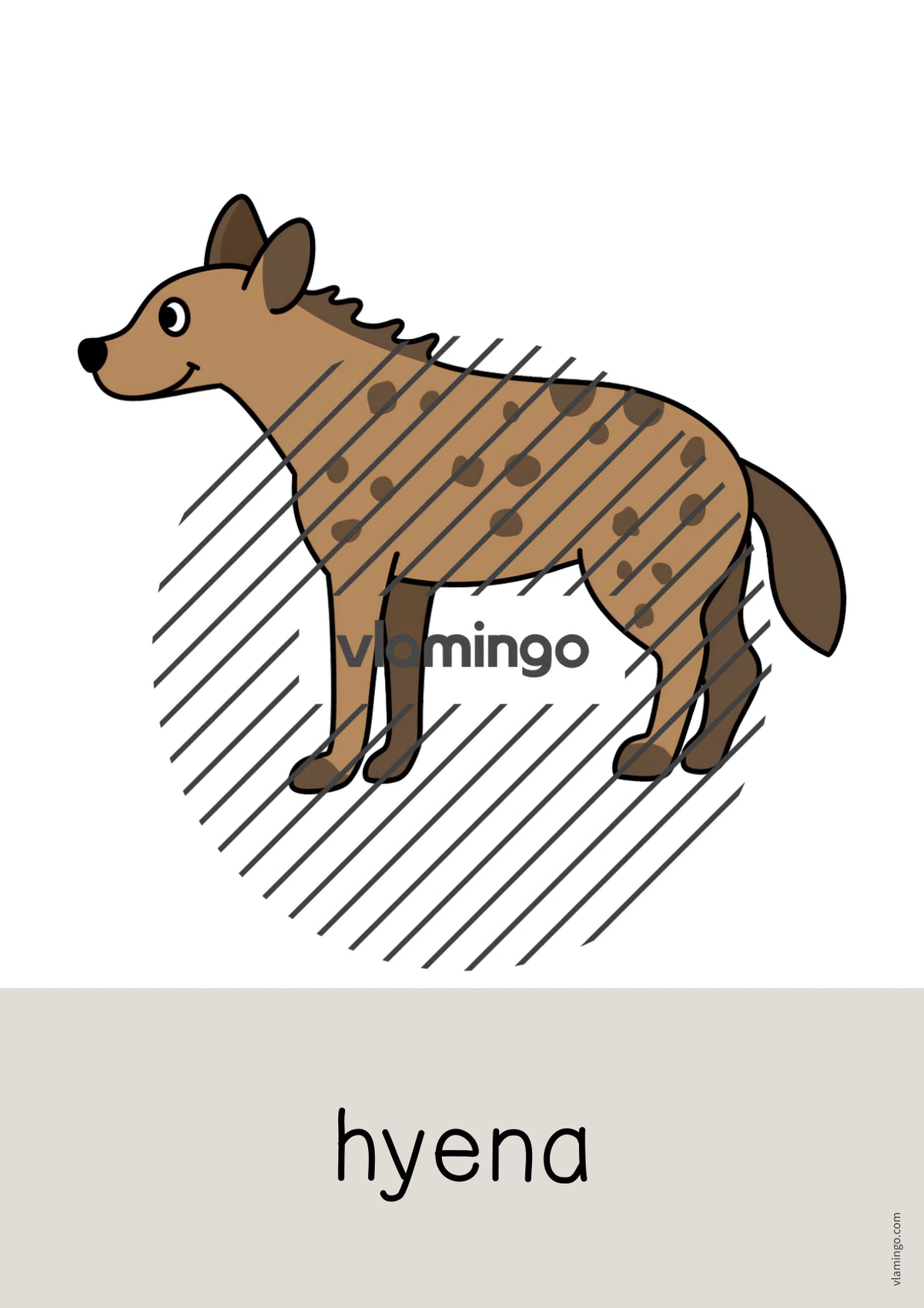 de englisch zoo animals word and picture cards 035