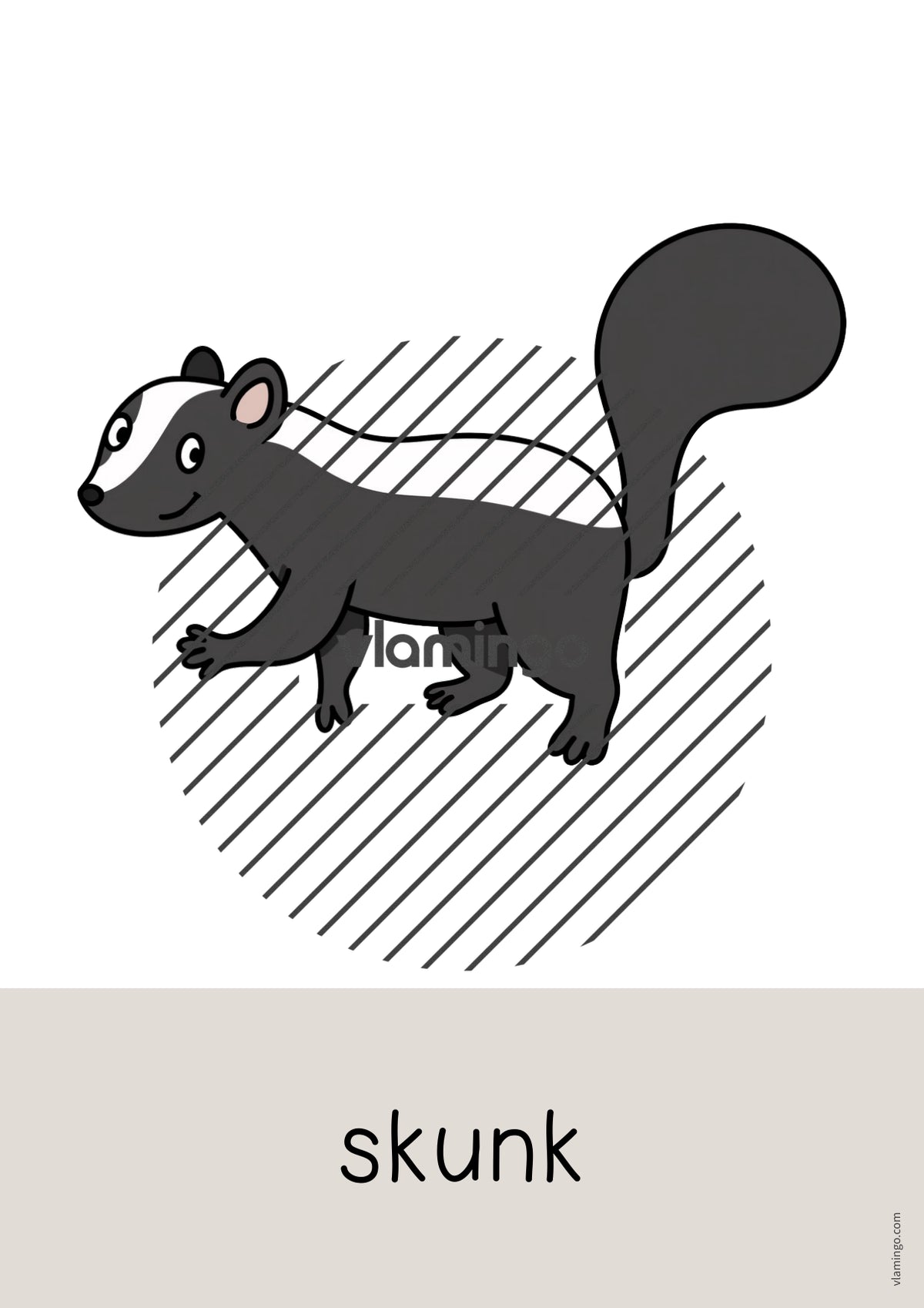 de englisch zoo animals word and picture cards 056
