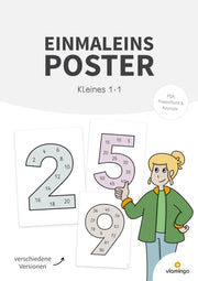 Einmaleins-Poster: Einmaleins-Reihen von 1 bis 10
