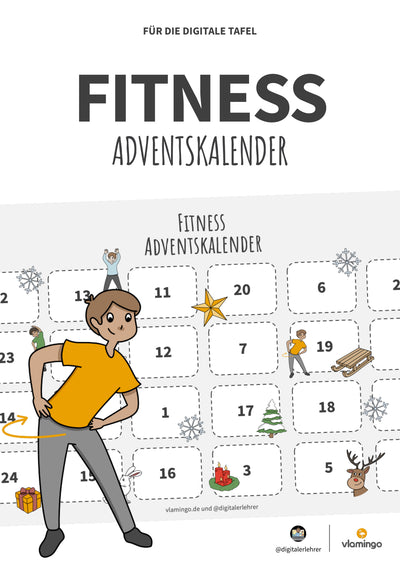 Fitness-Adventskalender für den Unterricht (Bewegungspausen)
