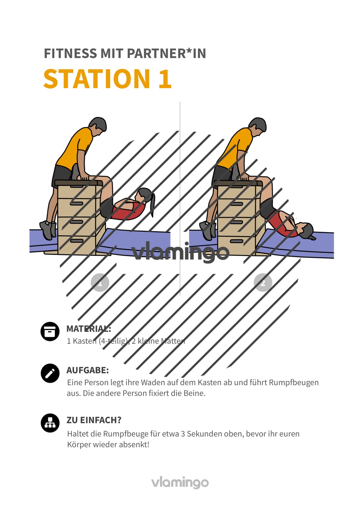 30 Fitnessübungen für ein Partner-Workout (Sport)