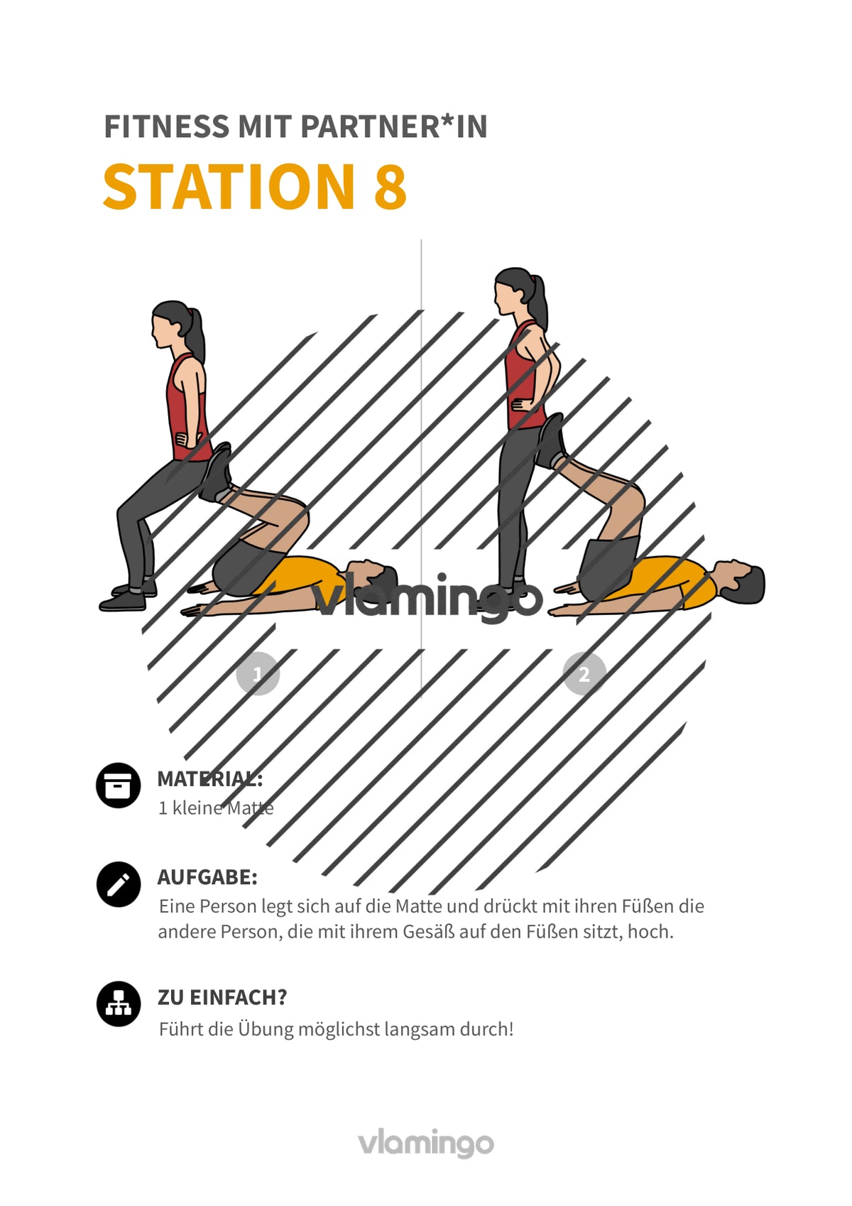 30 Fitnessübungen für ein Partner-Workout (Sport)