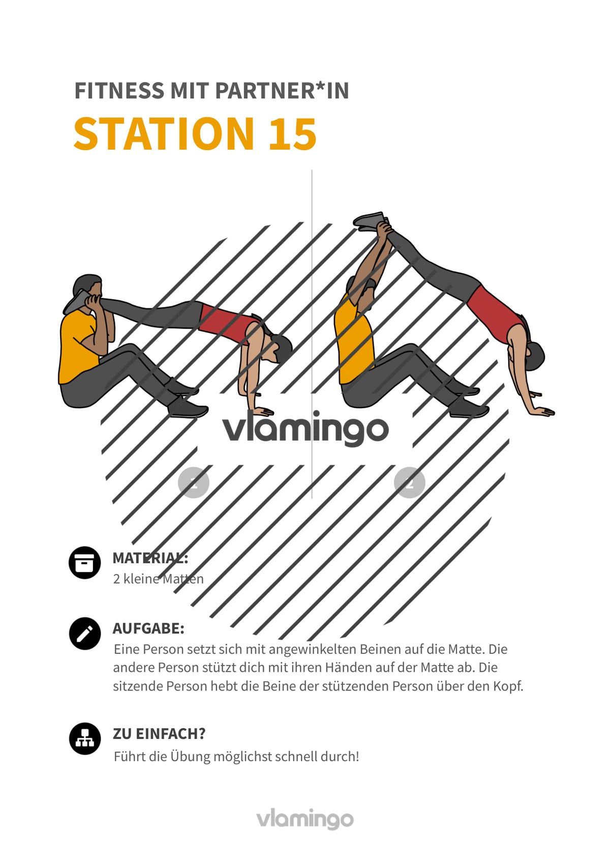 30 Fitnessübungen für ein Partner-Workout (Sport)