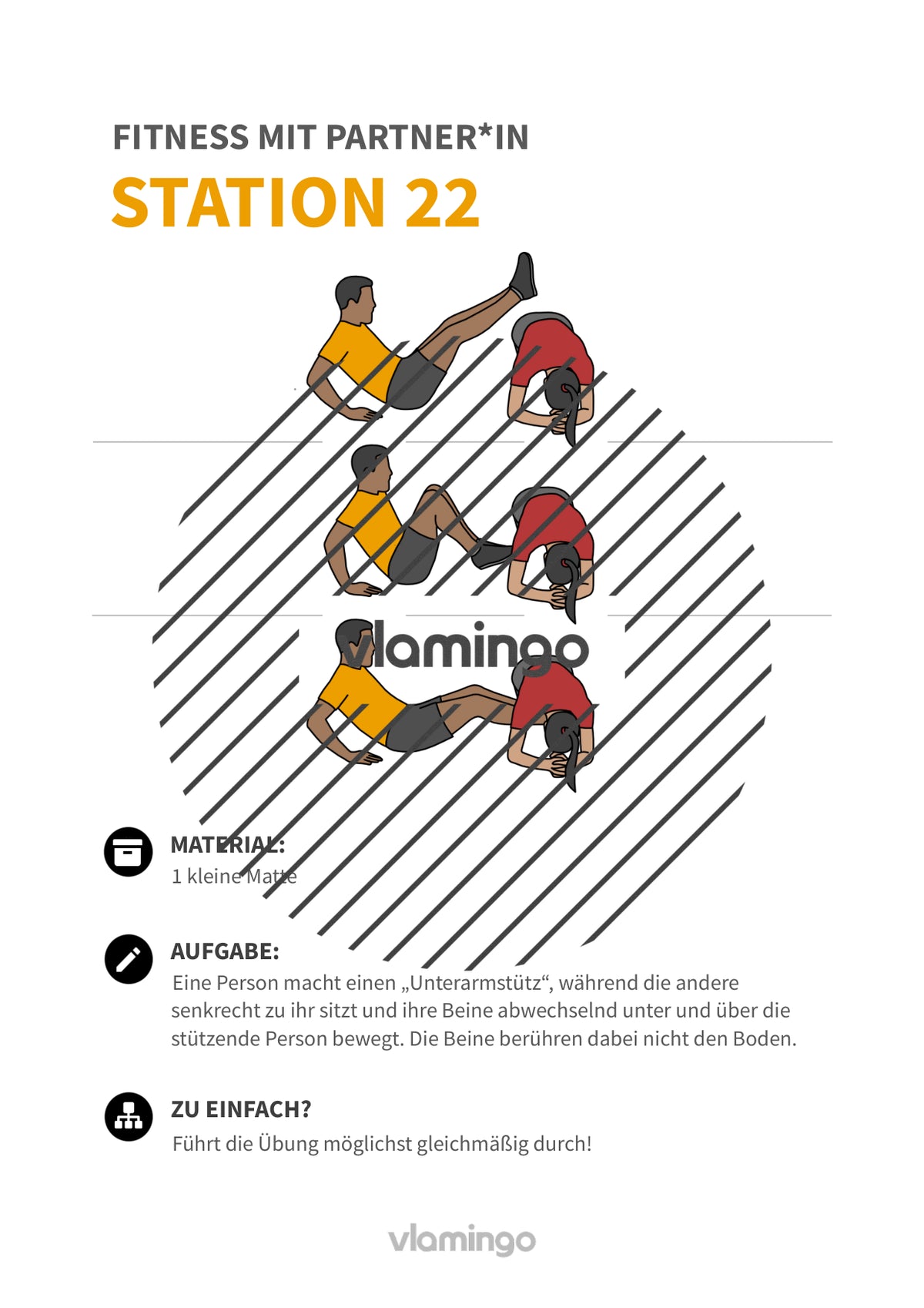 30 Fitnessübungen für ein Partner-Workout (Sport)