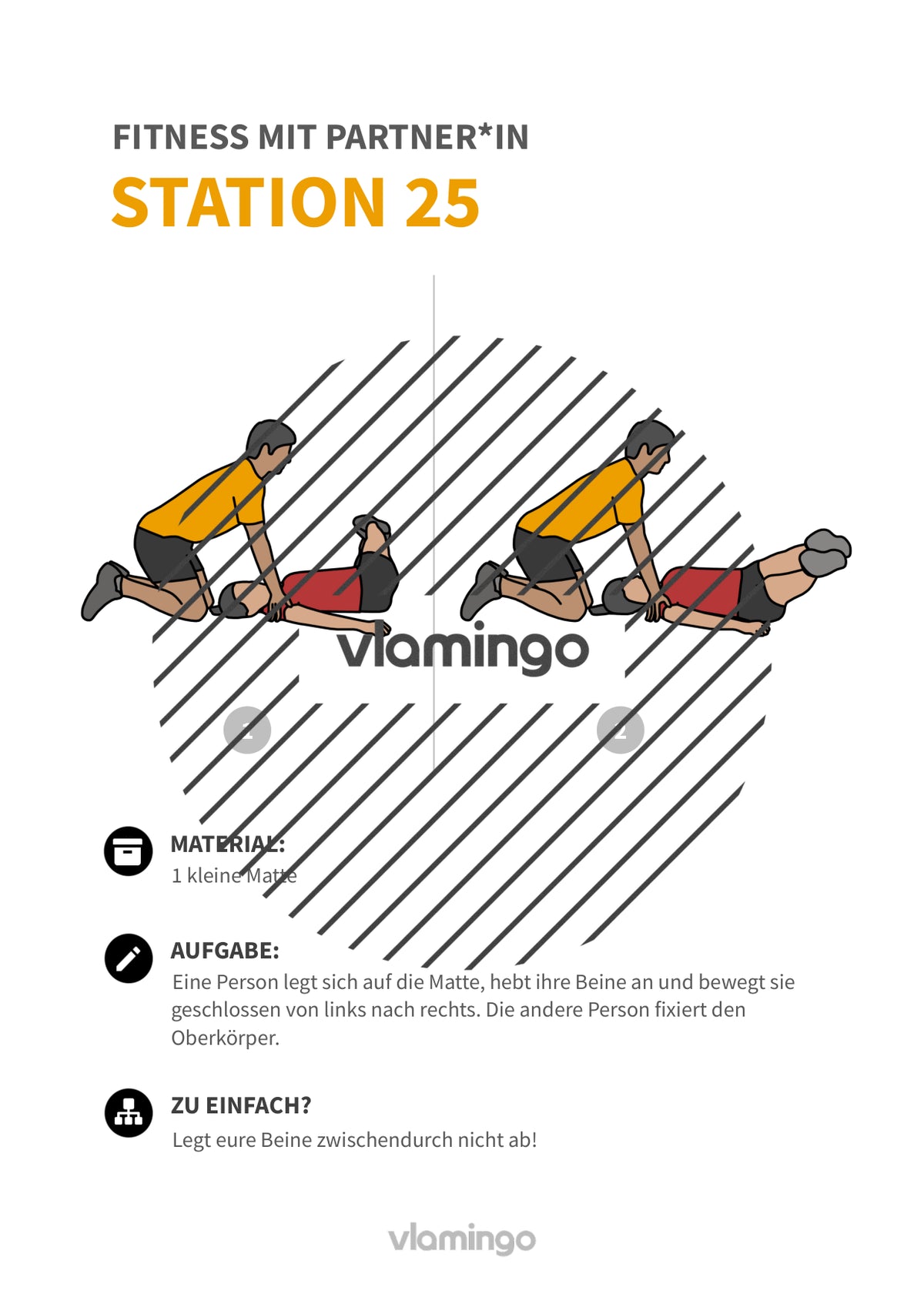 30 Fitnessübungen für ein Partner-Workout (Sport)