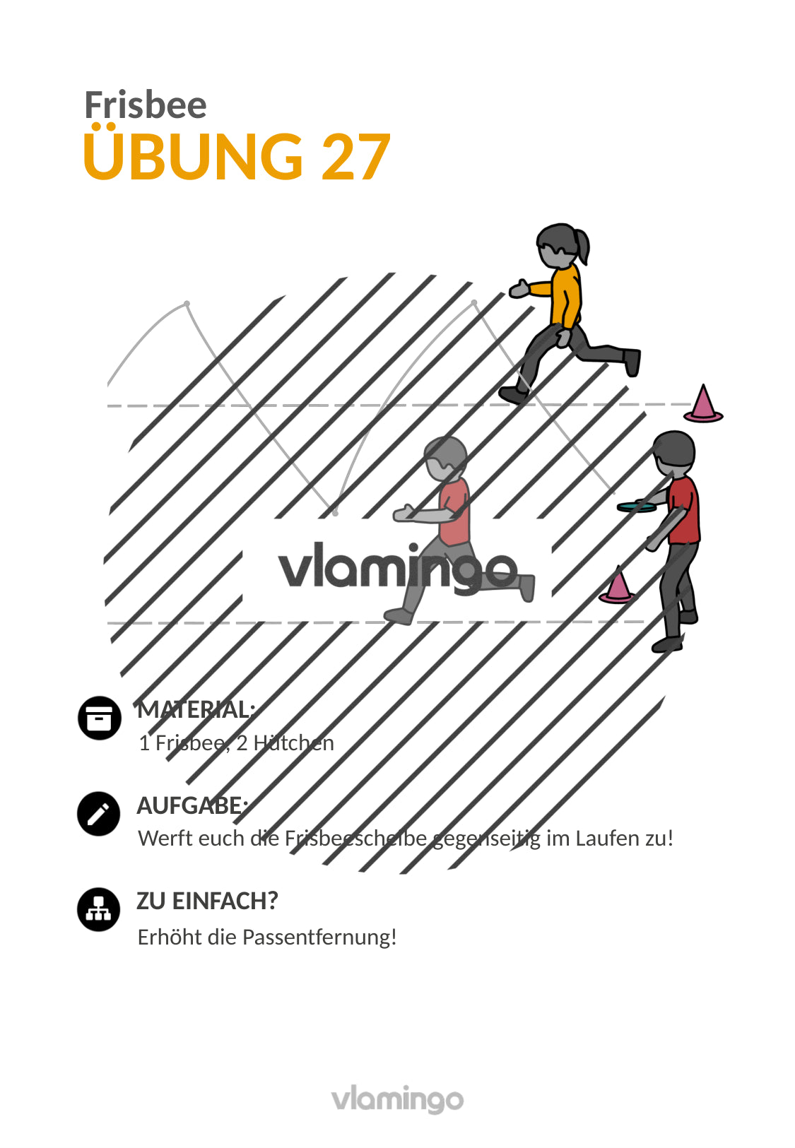 Ultimate Frisbee - 33 Übungskarten für den Sportunterricht