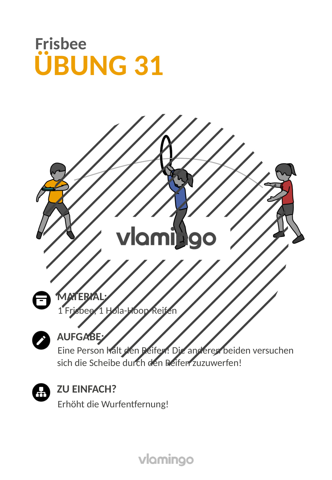 Ultimate Frisbee - 33 Übungskarten für den Sportunterricht