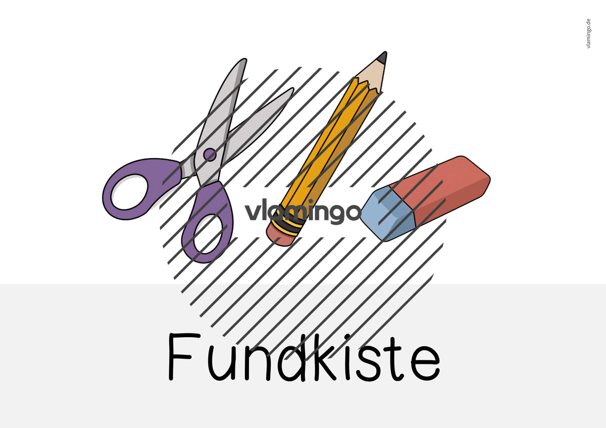 Fundkiste: Bildkarten zum Ausdrucken (Fundsachen / Fundbüro)