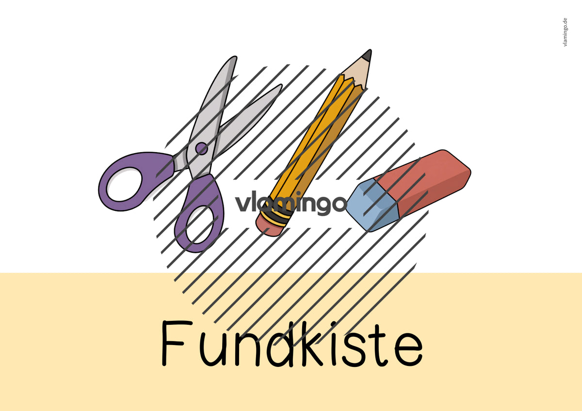 Fundkiste: Bildkarten zum Ausdrucken (Fundsachen / Fundbüro)