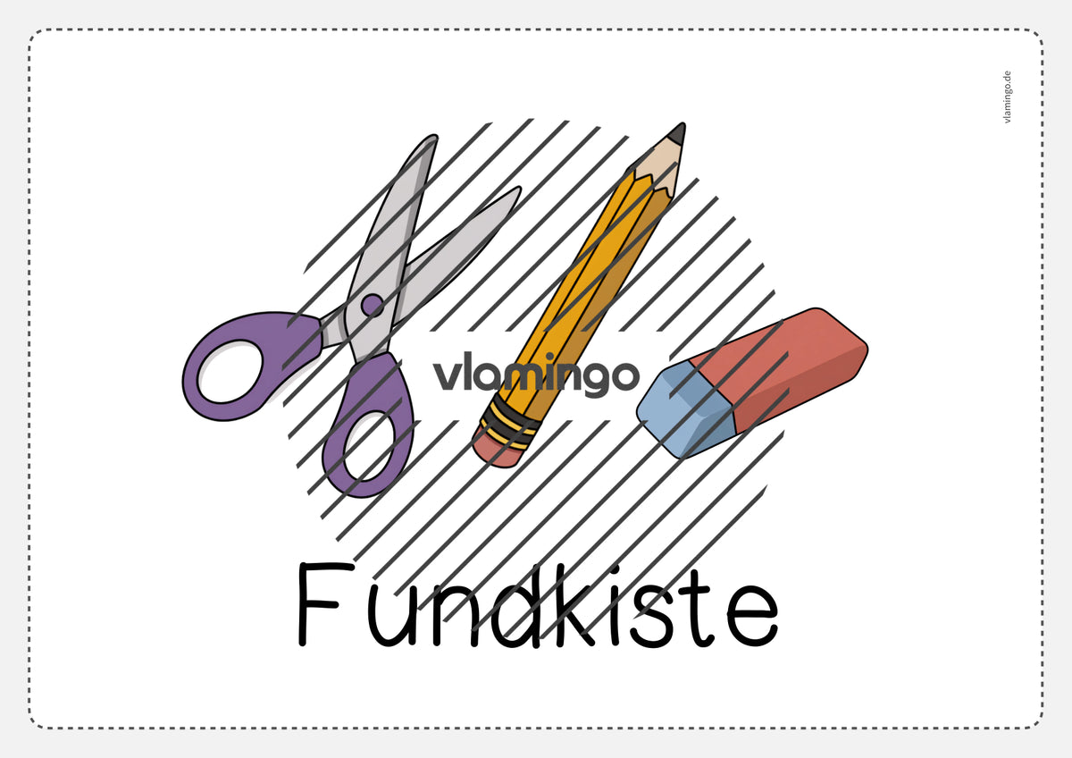 Fundkiste: Bildkarten zum Ausdrucken (Fundsachen / Fundbüro)