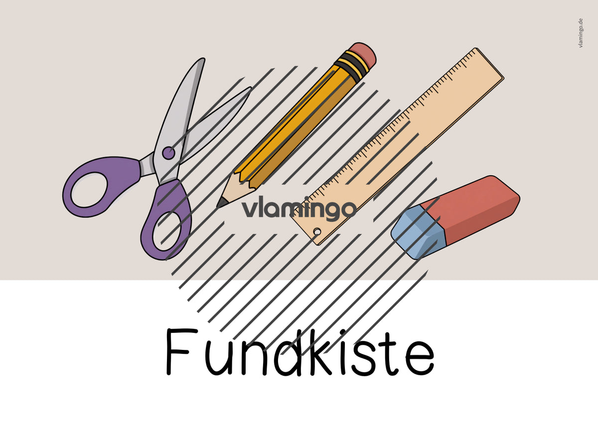 Fundkiste: Bildkarten zum Ausdrucken (Fundsachen / Fundbüro)