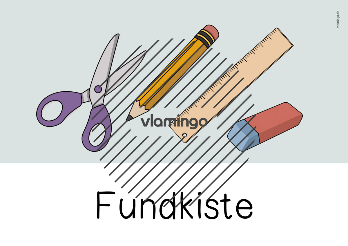 Fundkiste: Bildkarten zum Ausdrucken (Fundsachen / Fundbüro)