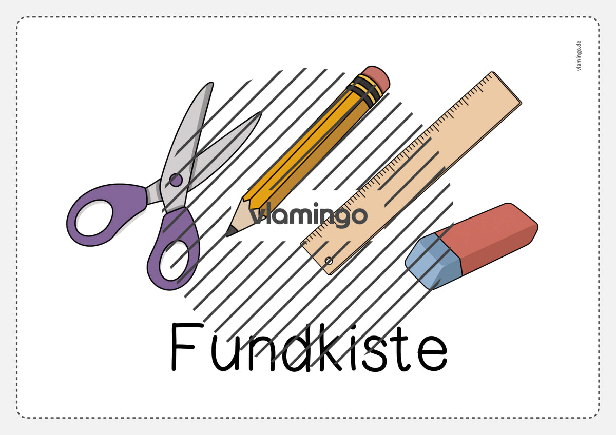 Fundkiste: Bildkarten zum Ausdrucken (Fundsachen / Fundbüro)