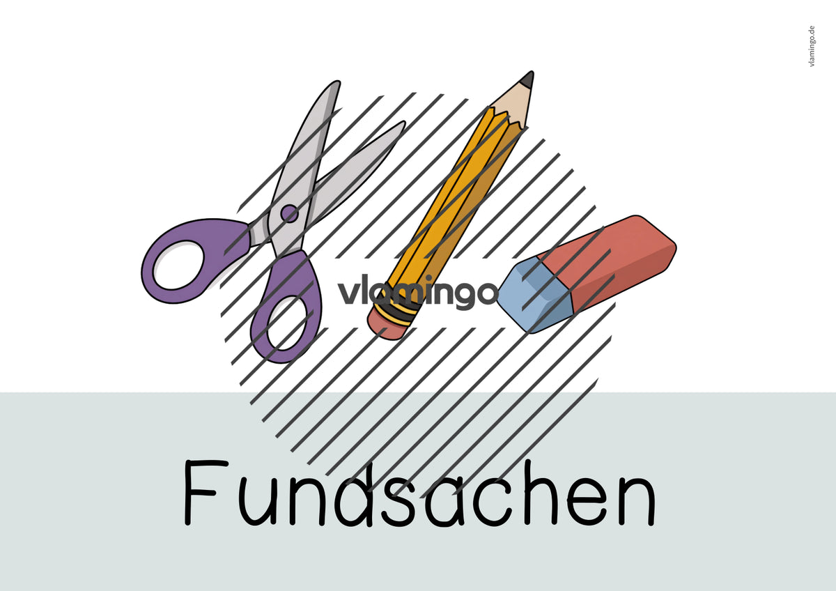 Fundkiste: Bildkarten zum Ausdrucken (Fundsachen / Fundbüro)