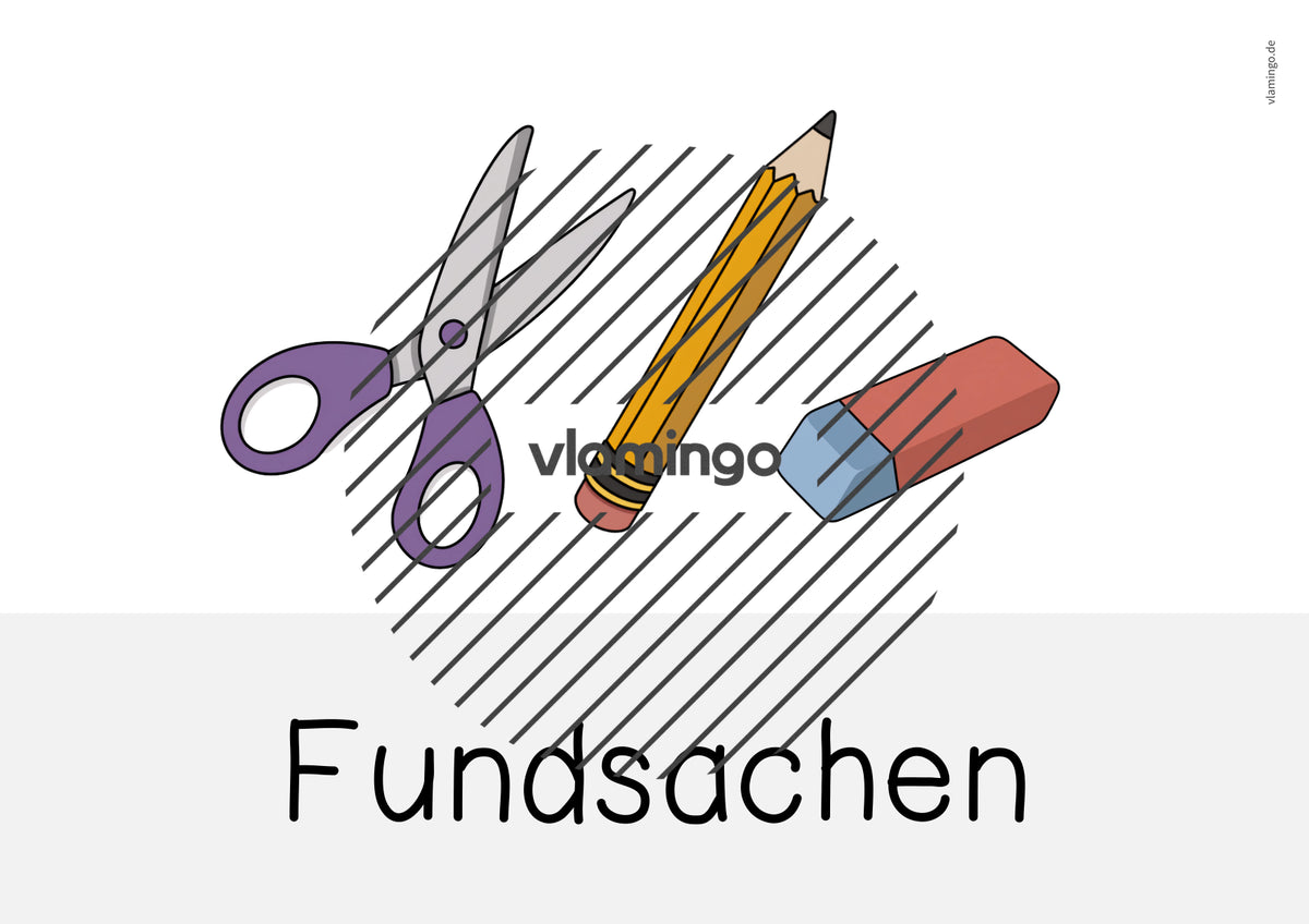 Fundkiste: Bildkarten zum Ausdrucken (Fundsachen / Fundbüro)
