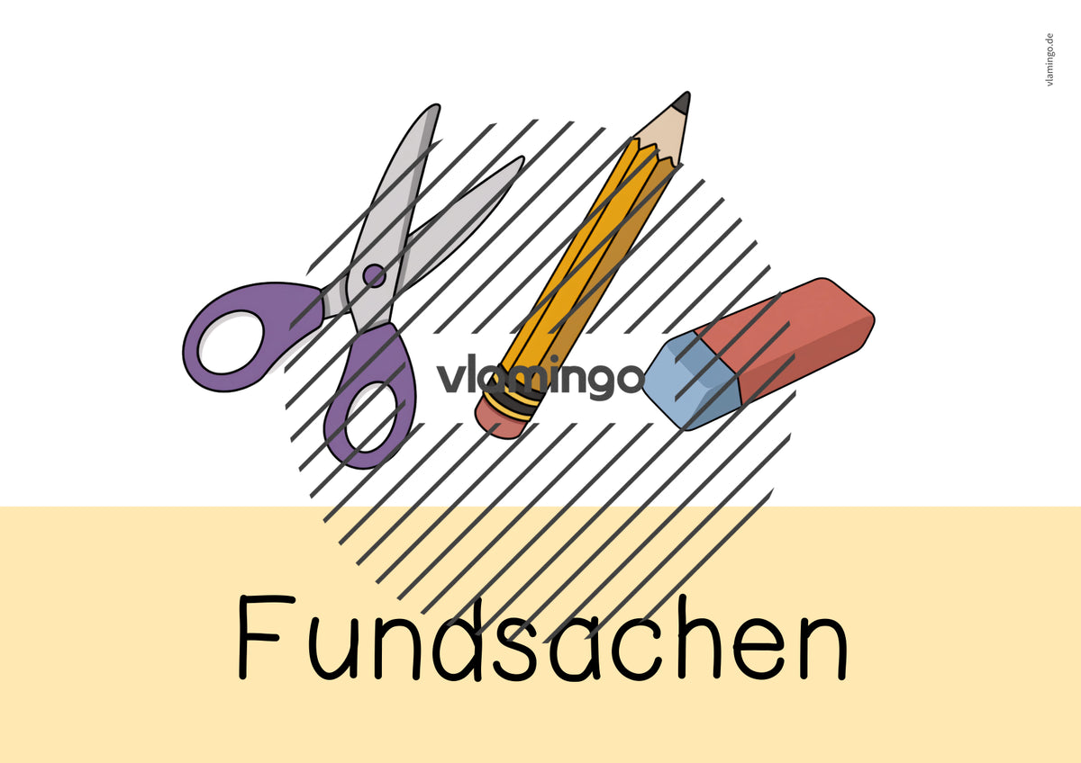 Fundkiste: Bildkarten zum Ausdrucken (Fundsachen / Fundbüro)