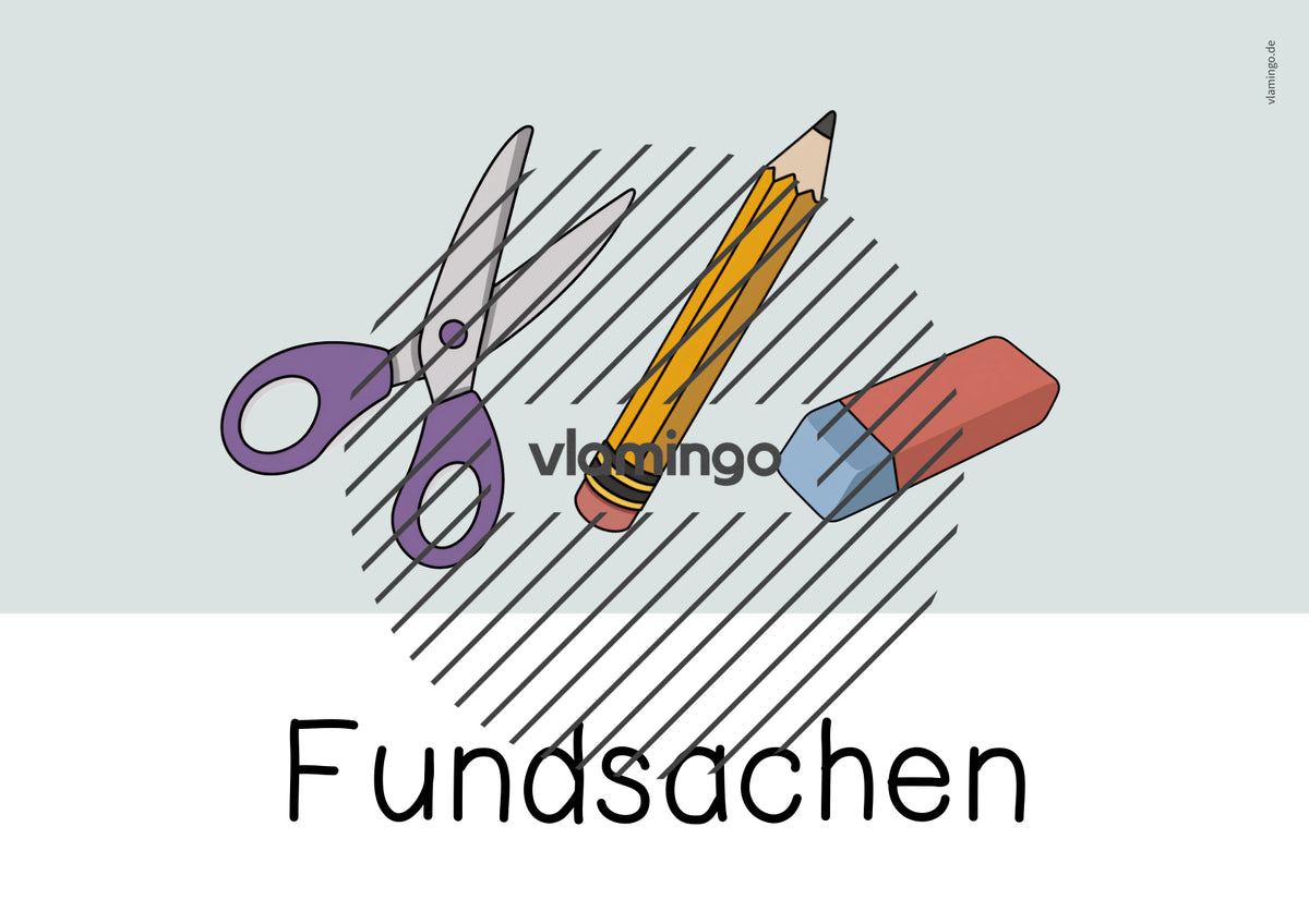 Fundkiste: Bildkarten zum Ausdrucken (Fundsachen / Fundbüro)