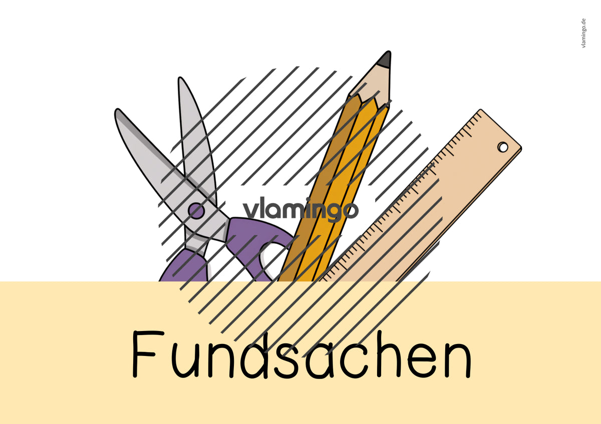 Fundkiste: Bildkarten zum Ausdrucken (Fundsachen / Fundbüro)