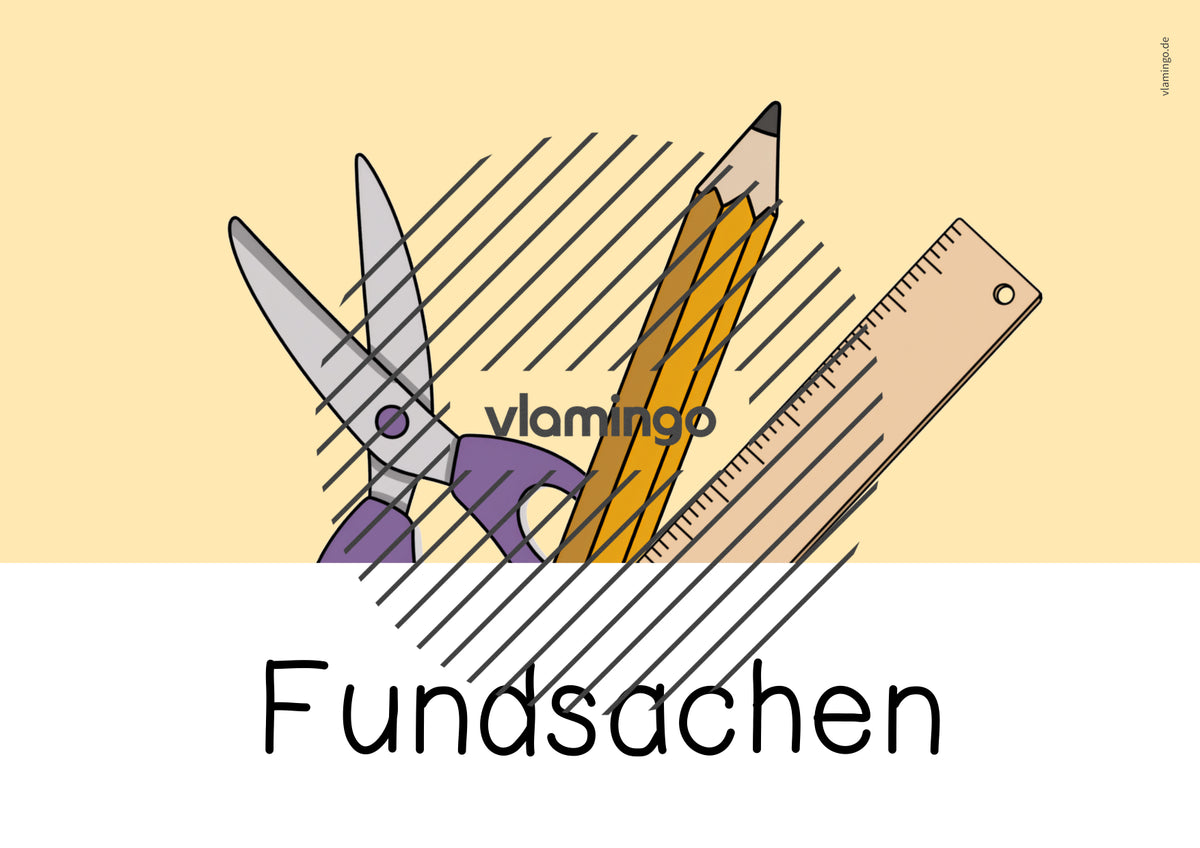 Fundkiste: Bildkarten zum Ausdrucken (Fundsachen / Fundbüro)