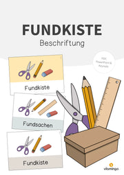 Fundkiste: Bildkarten zum Ausdrucken (Fundsachen / Fundbüro)