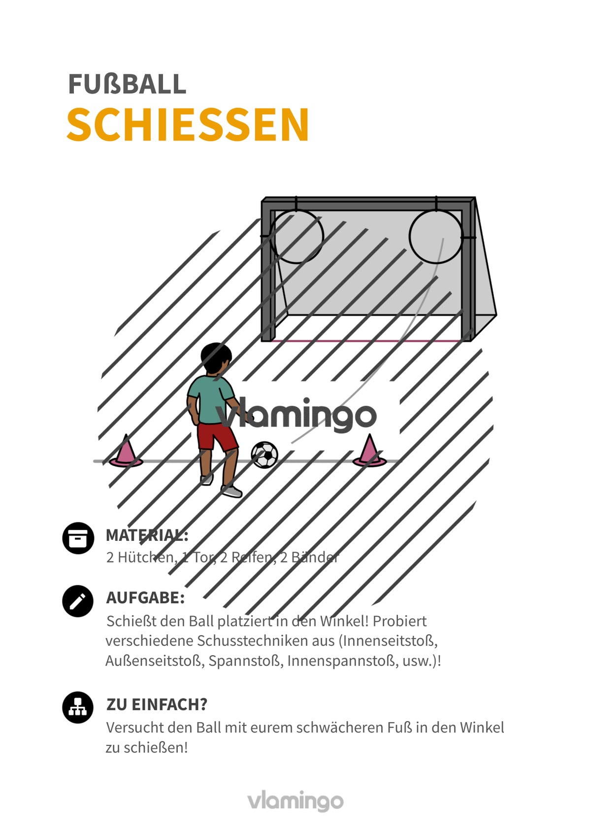 Fußball: 17 Stationskarten für den Sportunterricht
