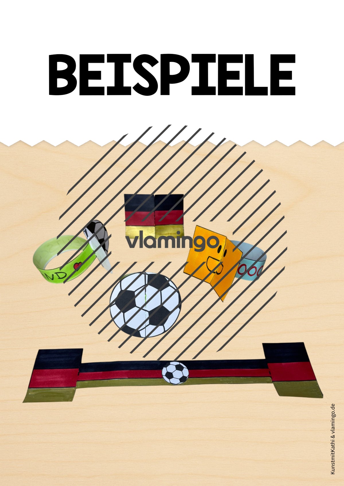 Fußball-WM 2026: Fan-Armbänder zum Basteln und Anfeuern