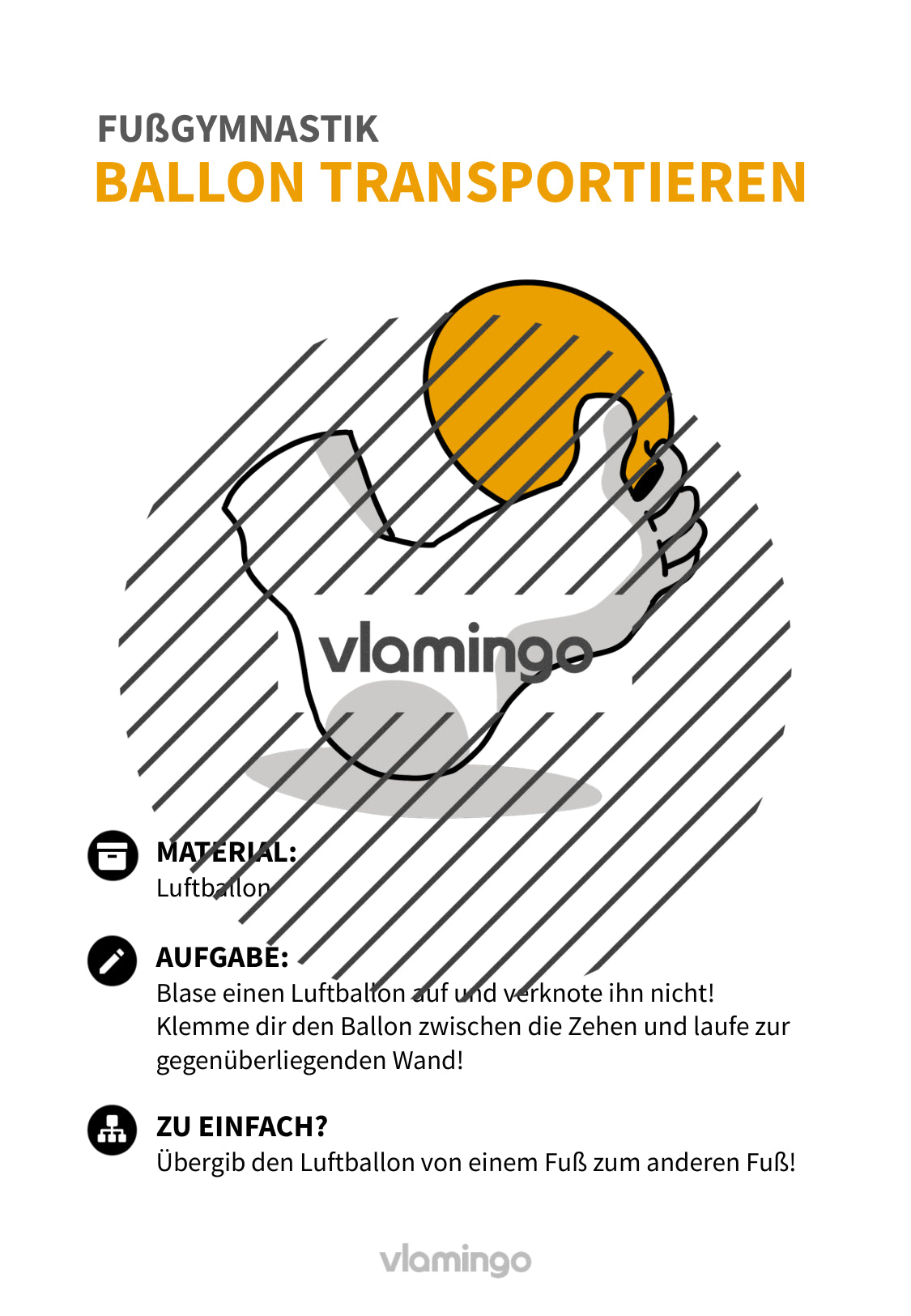 Fußgymnastik: 15+ Übungskarten für den Sportunterricht
