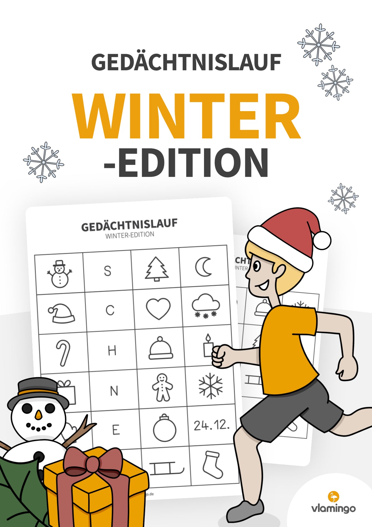 Gedächtnislauf: Winter-Edition für den Sportunterricht