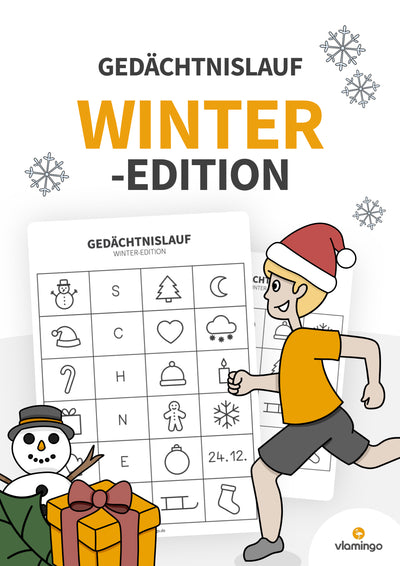 Gedächtnislauf: Winter-Edition für den Sportunterricht