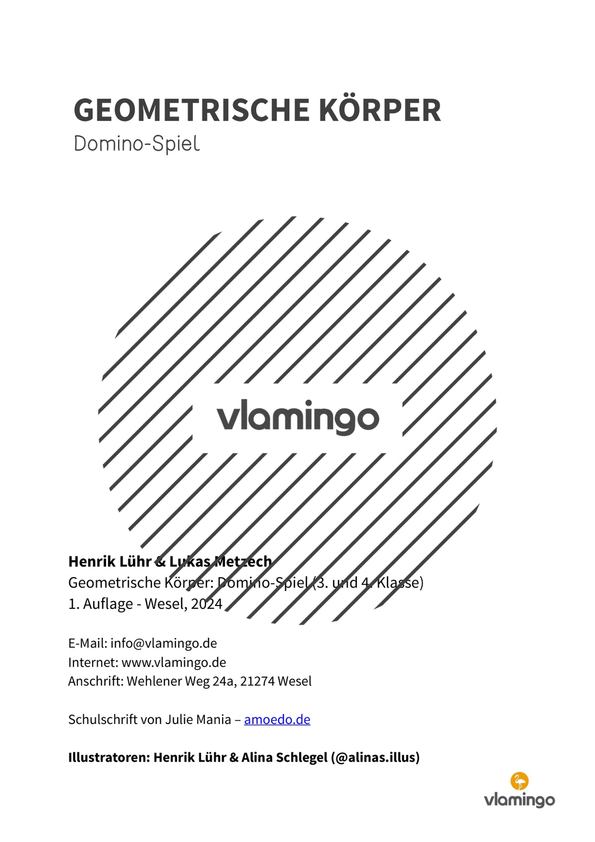 Geometrische Körper: Domino-Spiel (3. - 4. Klasse)