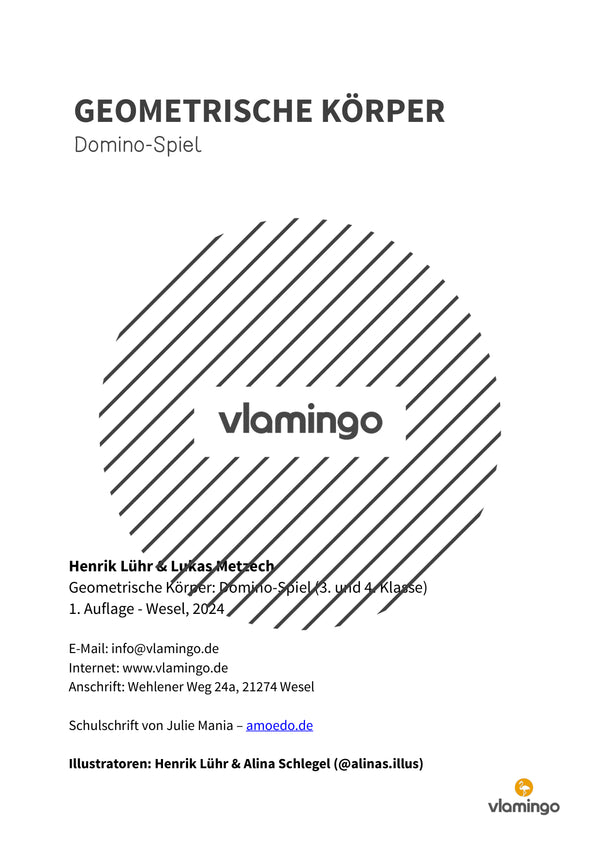 Geometrische Körper: Domino-Spiel (3. - 4. Klasse)